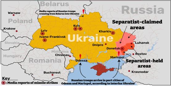 World Shocked by russia’s invasion of ukraine 