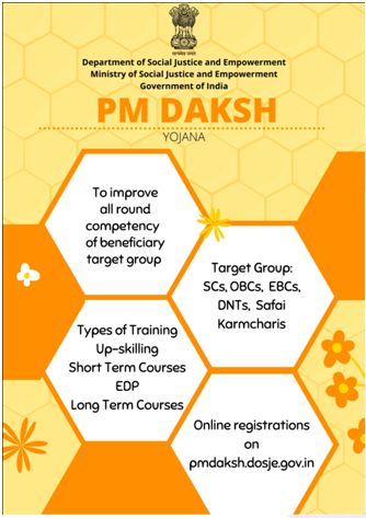 Implementation of PM-DAKSH scheme