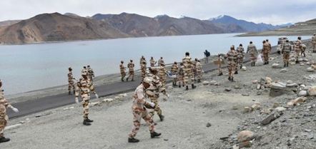 Pangong bridge construction is in ‘occupied territory’ 