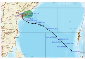 Asani – A Tropical Cyclone
